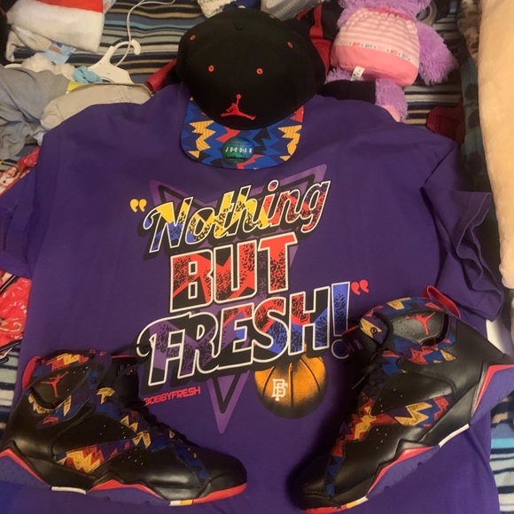 Air Jordan 7 retro "Ugly Sweater" kustom black - Picture 6 of 8